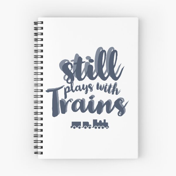 Item preview, Train driver - driver - train lover - love trains - still plays with trains - blue grey  designed and sold by Tropical Blood.