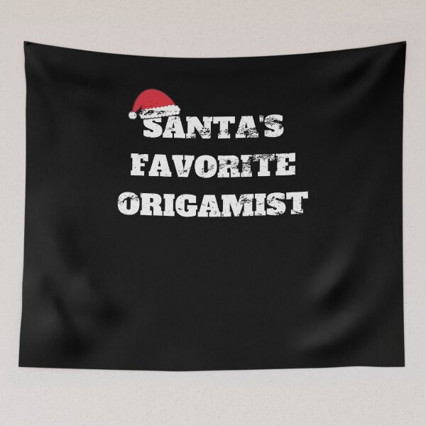 Item preview, christmas santas favorite origamist x-mas Retro Vintage designed and sold by Jeangel97.