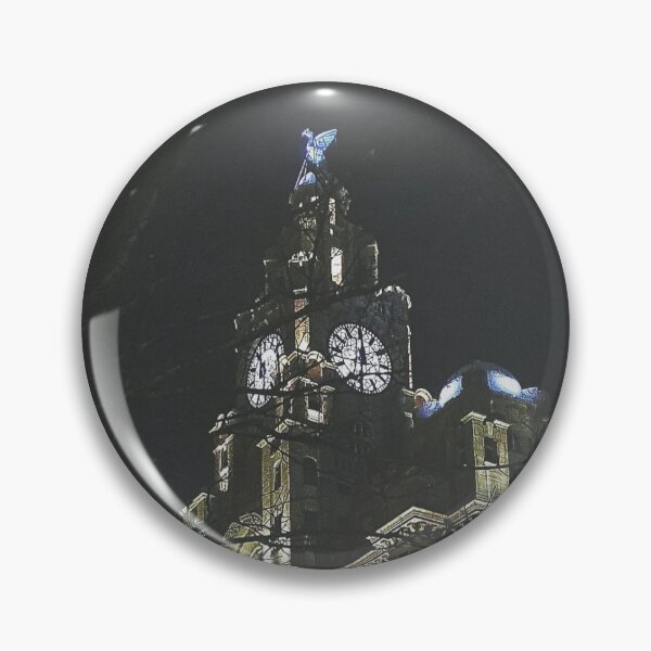 Item preview, Royal Liver Building at night  designed and sold by Riacphotography.