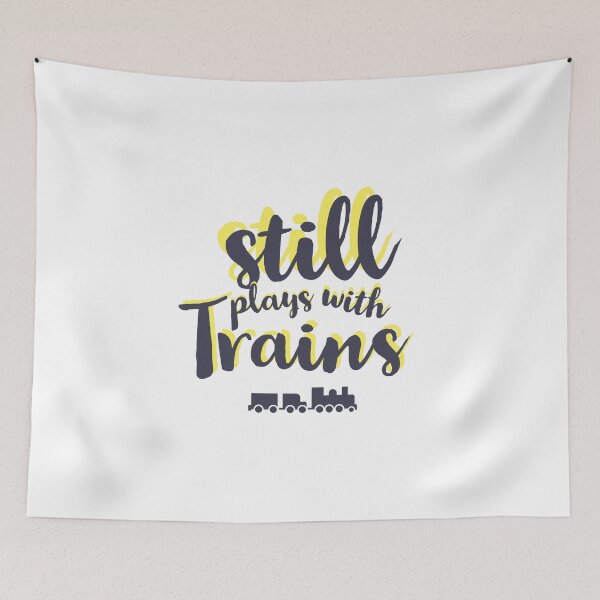 Item preview, Train driver - still plays with trains - train  designed and sold by Tropical Blood.