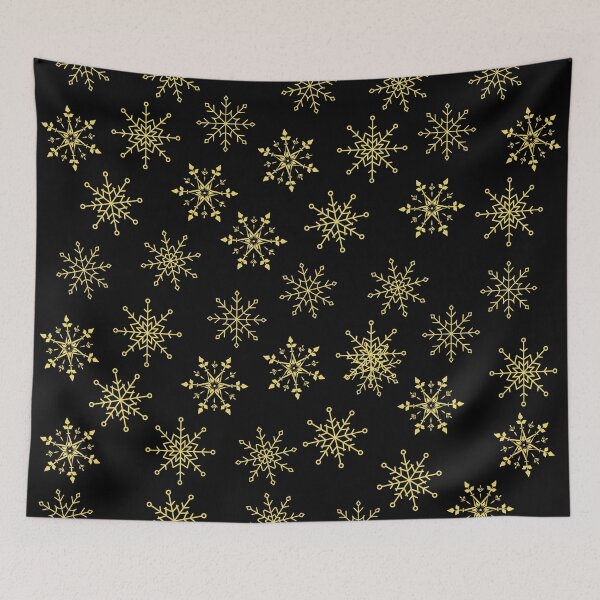 Item preview, Merry Christmask, Golden Snowflakes, Covid Xmas designed and sold by JessyDesigns.