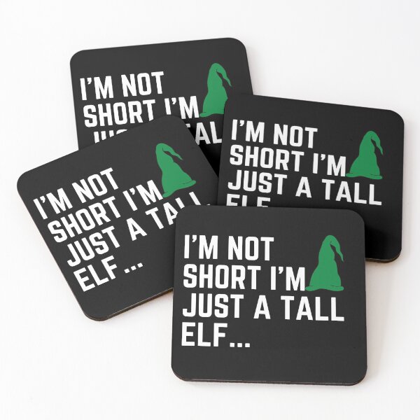 Item preview, I'm Not Short I'm just A Tall Elf Funny Christmas Gift designed and sold by saadtraibiz.