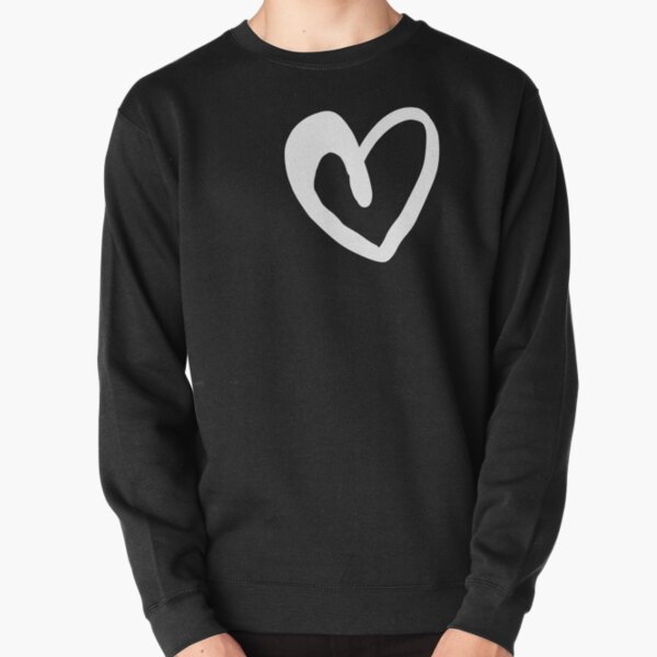 I Love Heart Britpop Black Sweatshirt