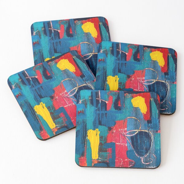 Item preview, Crazy Indigo Abstract designed and sold by Leslie Pino Durant.