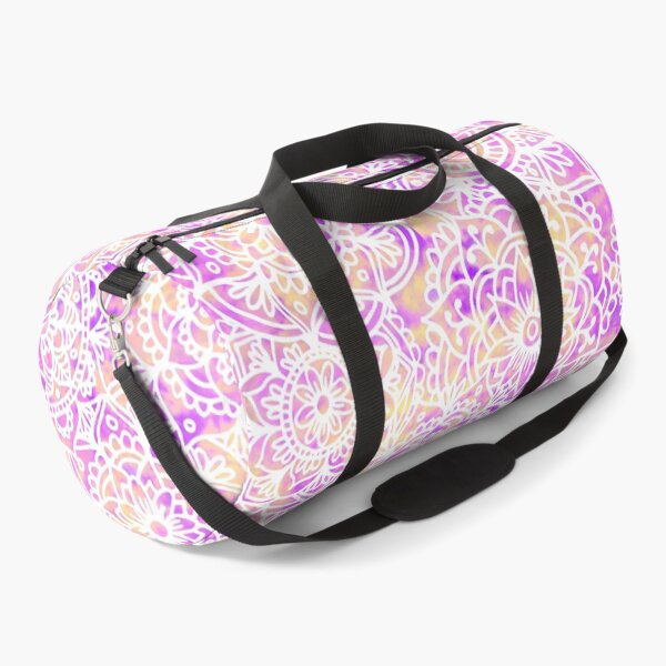 Item preview, Pastel Watercolour Mandala Pattern Purple Orange Sunset designed and sold by Julie Erin Designs.