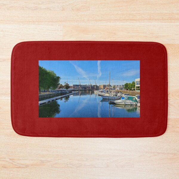 Item preview, Wispy Sky Over A Serene Bristol Harbour  designed and sold by Frank-Vincent.