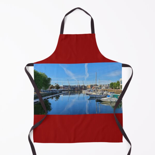 Item preview, Wispy Sky Over A Serene Bristol Harbour  designed and sold by Frank-Vincent.