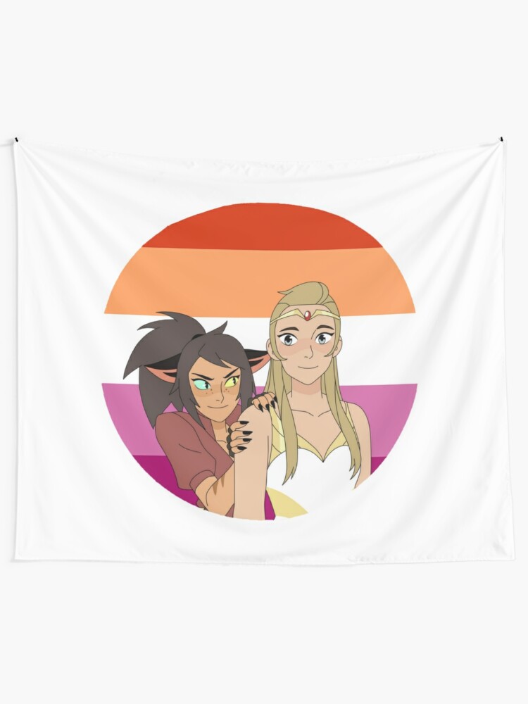 Future Catradora She Ra Lesbian Flag Spop Tapestry For Sale By Queerwriter Redbubble 3117