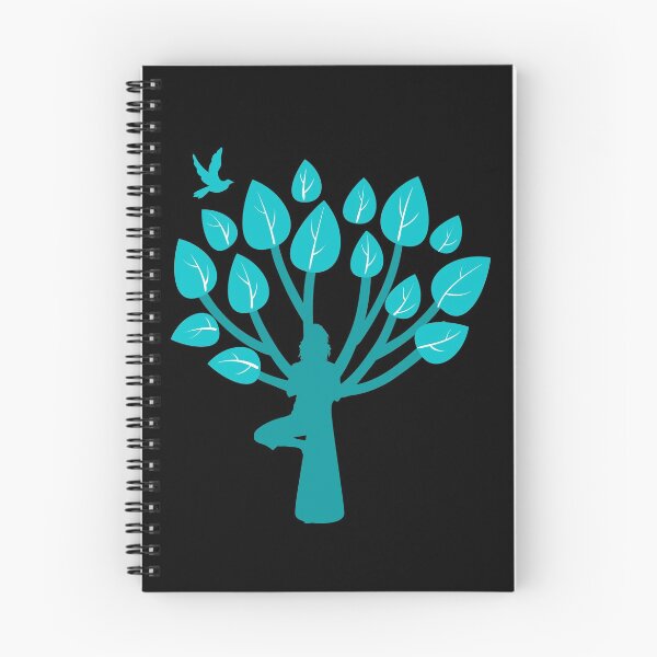 Item preview, Blue Turquoise Tree Pose designed and sold by foxcreative.