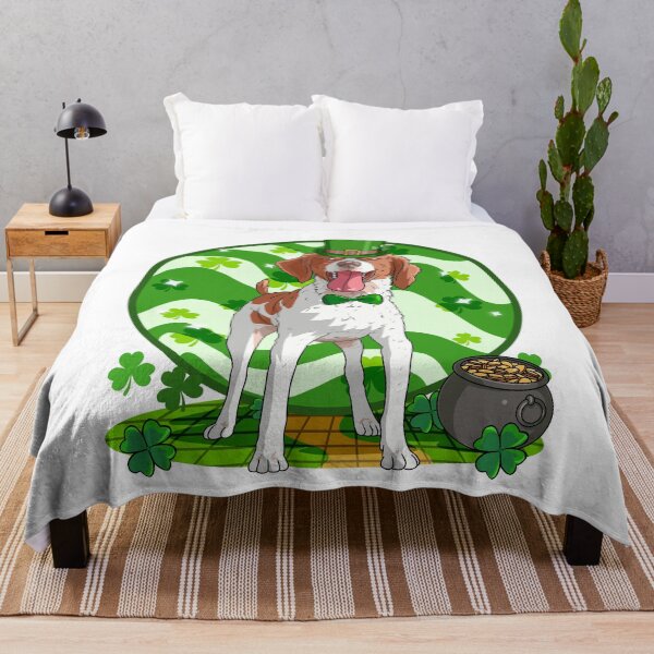 Item preview, Brittany Dog Irish Leprechaun St. Patricks Day designed and sold by Nosek1ng.