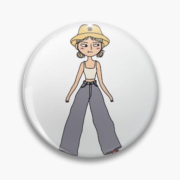 Item preview, Bucket hat girl designed and sold by rainydaydoodles.