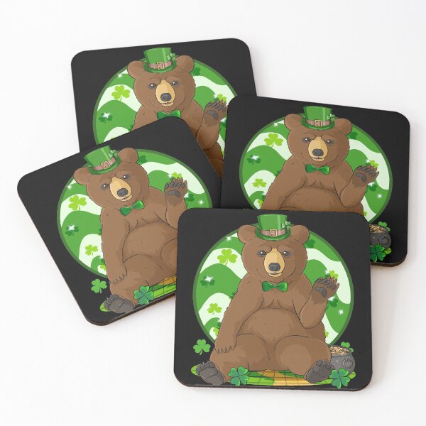 Item preview, Brown Bear Irish Leprechaun St. Patricks Day  designed and sold by Nosek1ng.