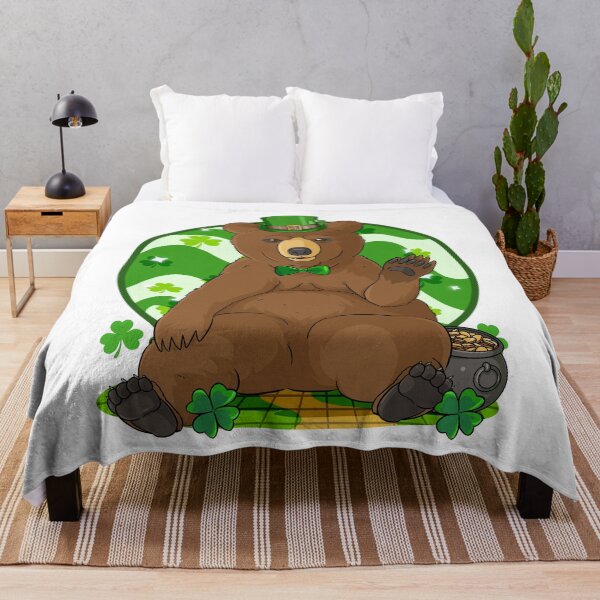 Item preview, Brown Bear Irish Leprechaun St. Patricks Day designed and sold by Nosek1ng.