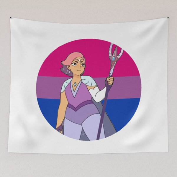 Artikelvorschau, Königin Glimmer She-Ra Bisexuelle Flagge SPOP entworfen und verkauft von feardeargcrafts.