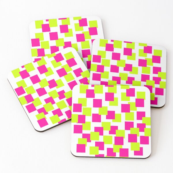 Item preview, Squares Pink Green designed and sold by universewitness.