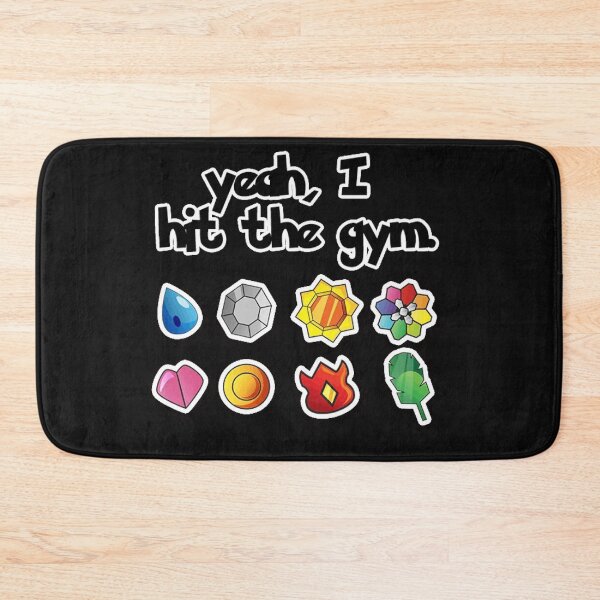 Item preview, I hit the Gym Badges anime designed and sold by Prototyp.