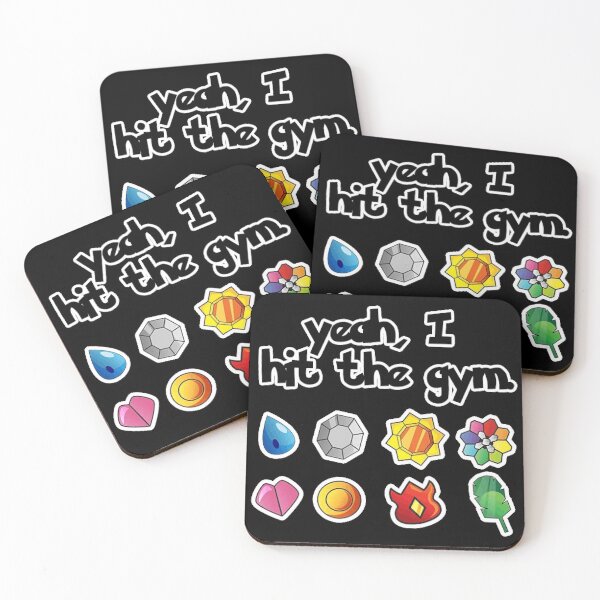 Item preview, I hit the Gym Badges anime designed and sold by Prototyp.