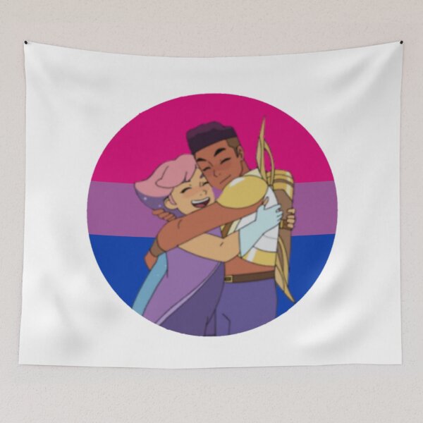Item preview, Glimbow She-Ra Bisexual Flag SPOP designed and sold by feardeargcrafts.