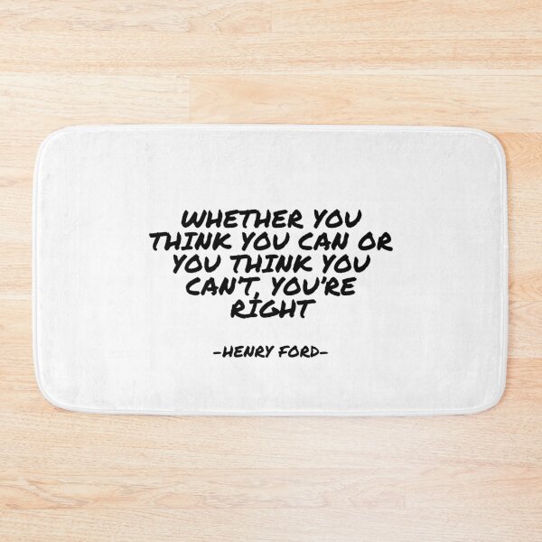 Item preview, Henry Ford - Whether you think you can or you think you can’t, you’re right designed and sold by appleofyoureye.