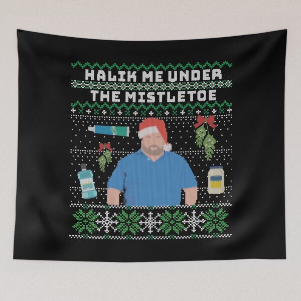 Item preview, 90 Day Fiance Big Ed "Halik Me Under the Mistletoe" Ugly Sweater designed and sold by xheykelseyyy.
