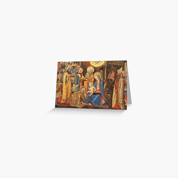 Adoration of the Magi (Adorazione dei Magi) Greeting Card