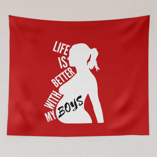 Item preview, Life is Better with my Boys | Funny Boy Mom Gift | Mother's Day Gift | Boy Mama | Mom of Boys designed and sold by BECOOOL.