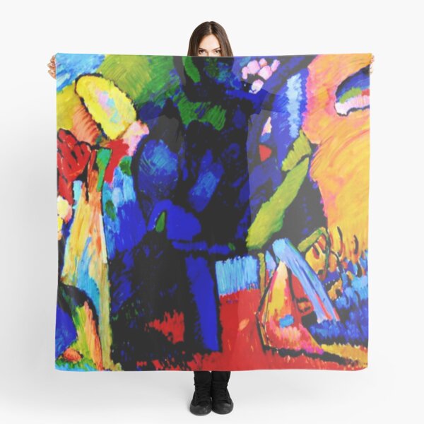 "Improvisation 4" | Wassily Kandinsky Abstract Art Scarf