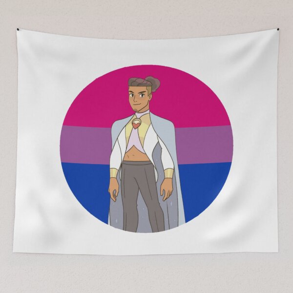 Artikelvorschau, Zukünftiger Bogen She-Ra Bisexuelle Flagge SPOP entworfen und verkauft von feardeargcrafts.