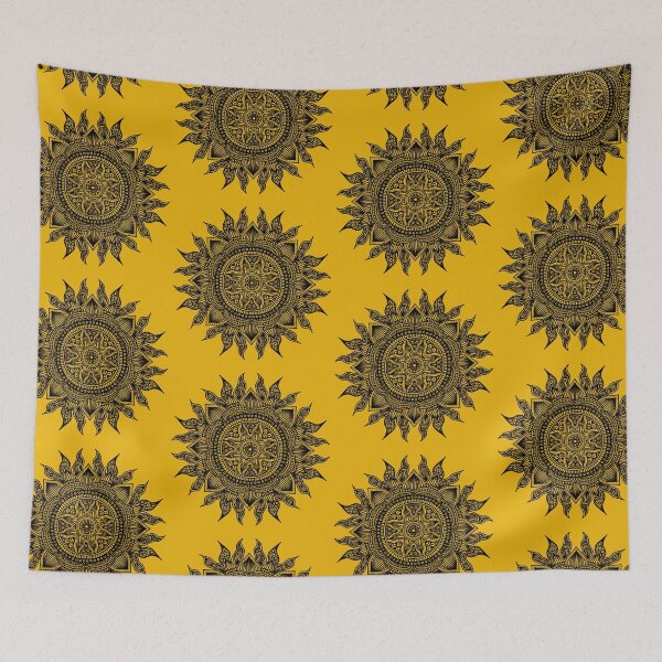Item preview, SUN Colorful Black mandala designed and sold by Giulia  Palazzo.