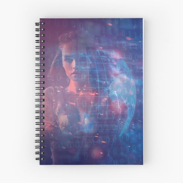Item preview, Digital Woman Binary Code - 12 designed and sold by Mirage72.
