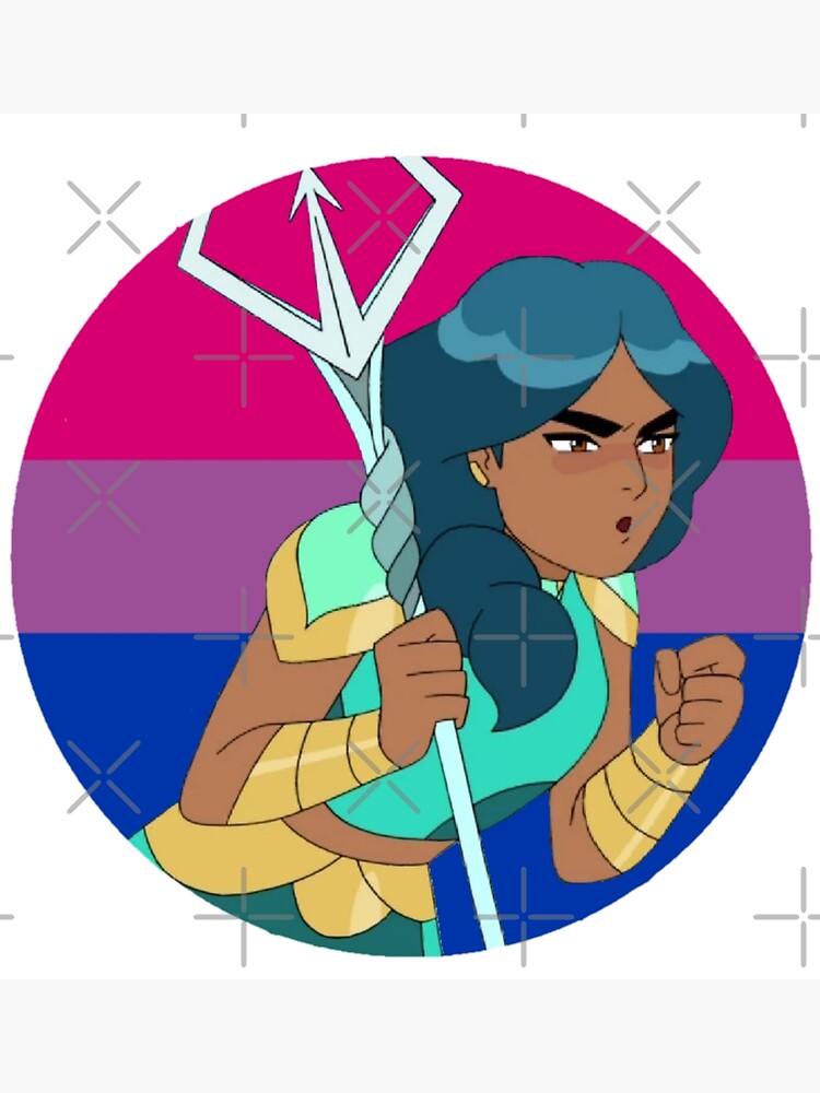 Mermista She Ra Bisexual Flag Spop Poster For Sale By Queerwriter Redbubble 6702