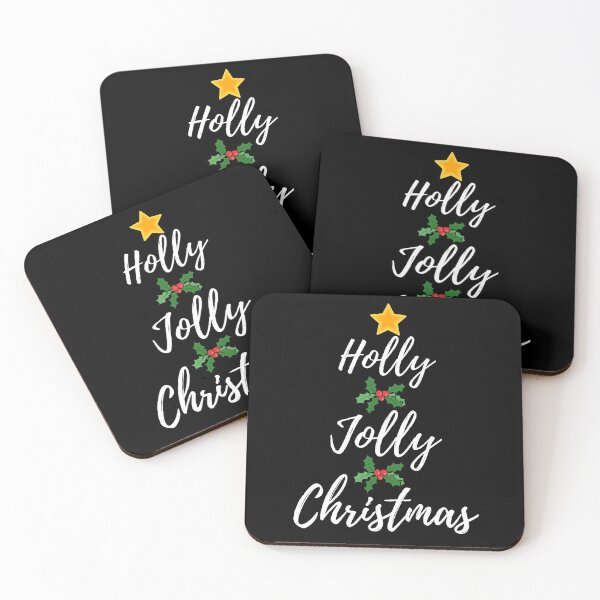 Item preview, Holly Jolly Christmas - Christmas Tree Design - Festive Holiday designed and sold by Seaglassgirl.