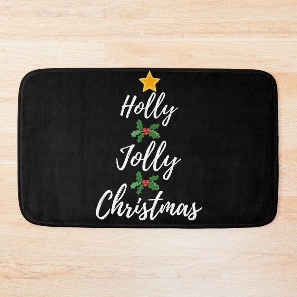 Item preview, Holly Jolly Christmas - Christmas Tree Design - Festive Holiday designed and sold by Seaglassgirl.