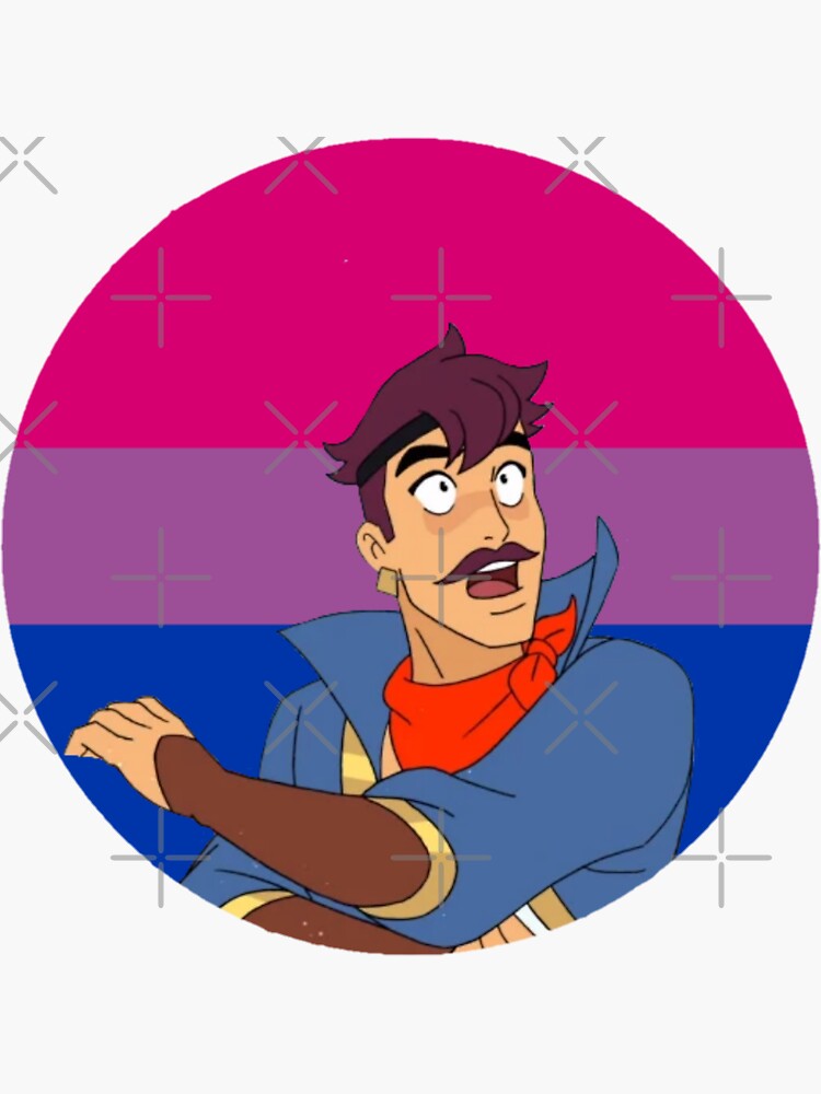 Sea Hawk She Ra Bisexual Flag Spop Sticker By Queerwriter Redbubble 7903