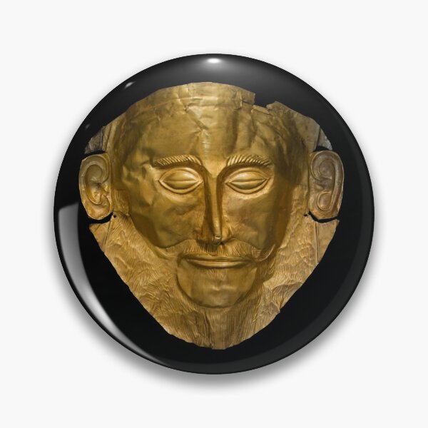 Item preview, Death mask of “Agamemnon” (2) (on black) designed and sold by DotorEaon.