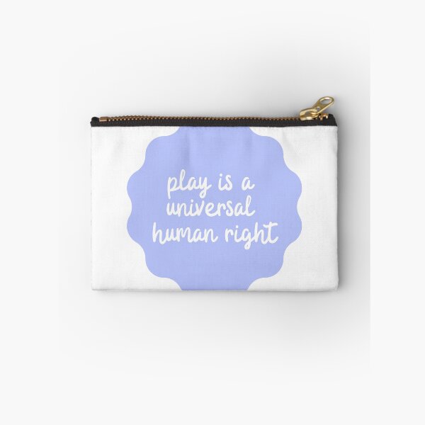 Item preview, play is a universal human right (pastel blue) designed and sold by agabrielle97.