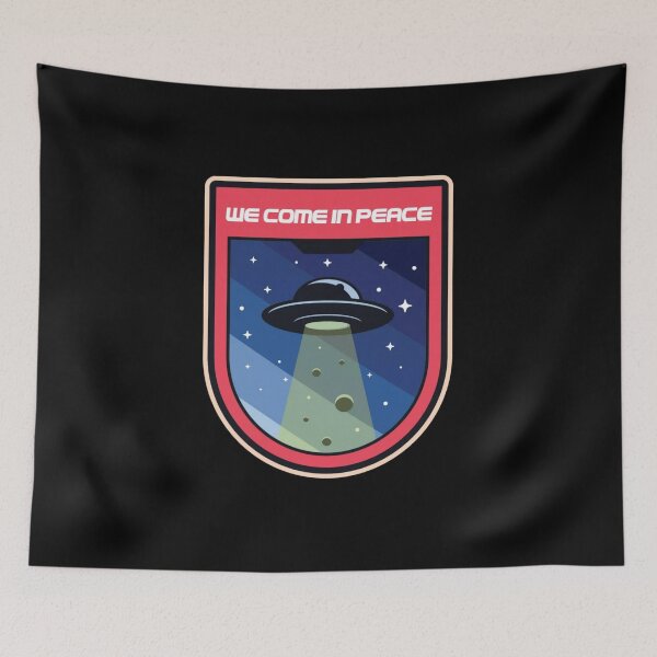 Item preview, we come in peace designed and sold by Bizarro23.
