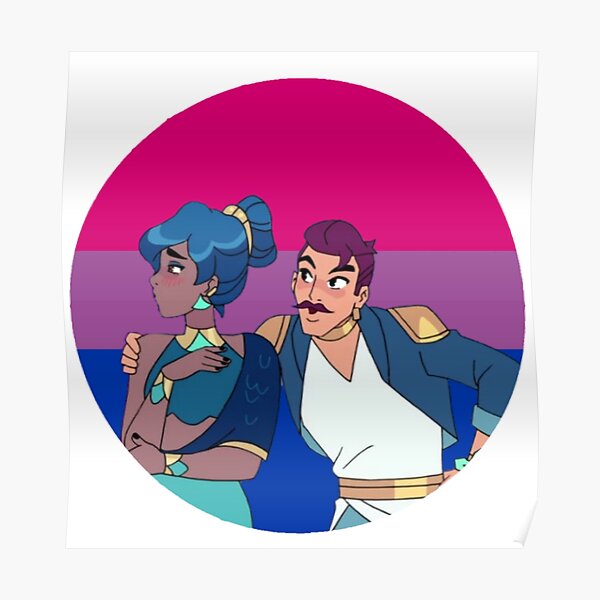 Princess Prom Seamista She Ra Bisexual Flag Spop Poster By Queerwriter Redbubble 2175