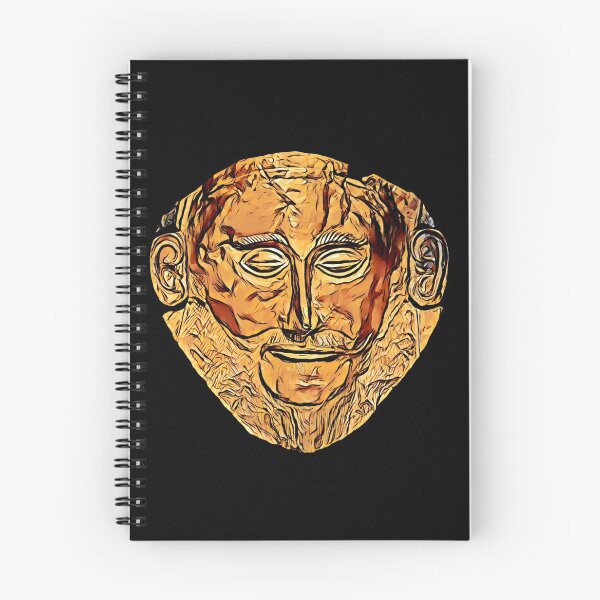 Item preview, Death mask of “Agamemnon” (3) (on black) designed and sold by DotorEaon.
