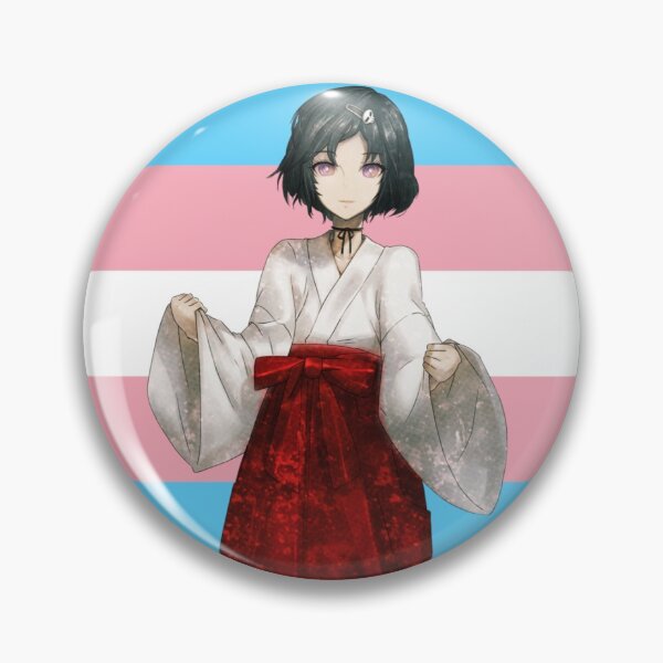 Item preview, Ruka Urushibara Transgender Pin  designed and sold by Cosplayshin.