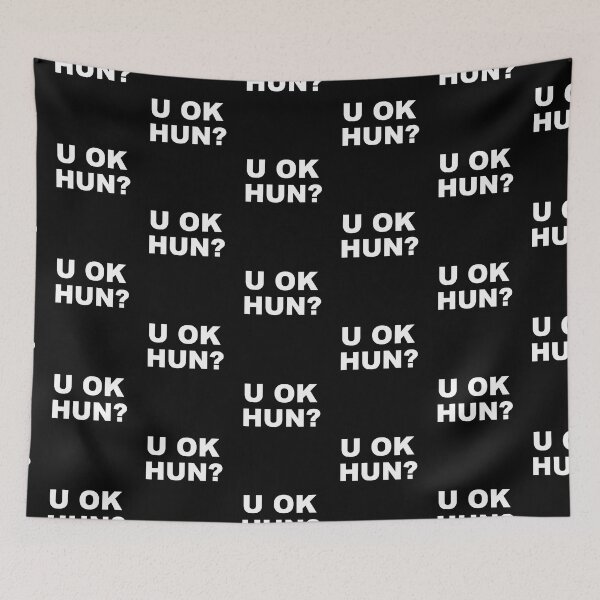 Item preview, U OK HUN? You Okay Hun Funny Meme Saying Joke designed and sold by Draculaura2009.