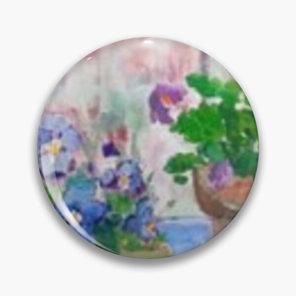Item preview, Lilla stedmoderblomster. Purple pansies. designed and sold by Susanne Anker.