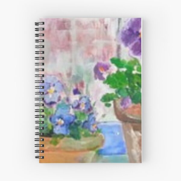 Item preview, Lilla stedmoderblomster. Purple pansies. designed and sold by Susanne Anker.