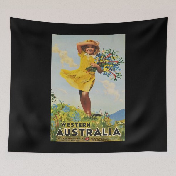Item preview, retro classic Western Australia poster designed and sold by CorasPosters.