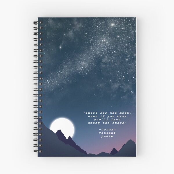 Item preview, Shoot For The Moon, Even If You Miss You’ll Land Among The Stars designed and sold by BigPlaidWolf.