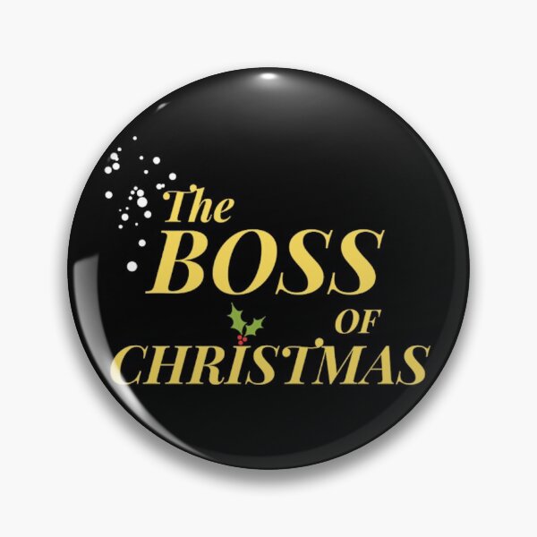 Item preview, The Boss of Christmas - Jusst Boss it.(Fun, Happy, Gold) designed and sold by Rcasadesign.