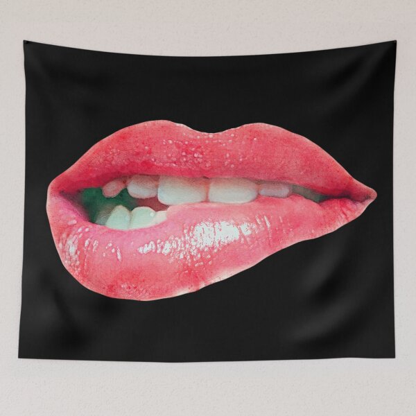 Item preview, Lip Biting  designed and sold by TheBearandBunny.