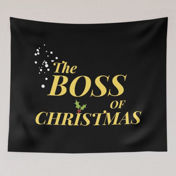 Item preview, The Boss of Christmas - Jusst Boss it.(Fun, Happy, Gold) designed and sold by Rcasadesign.