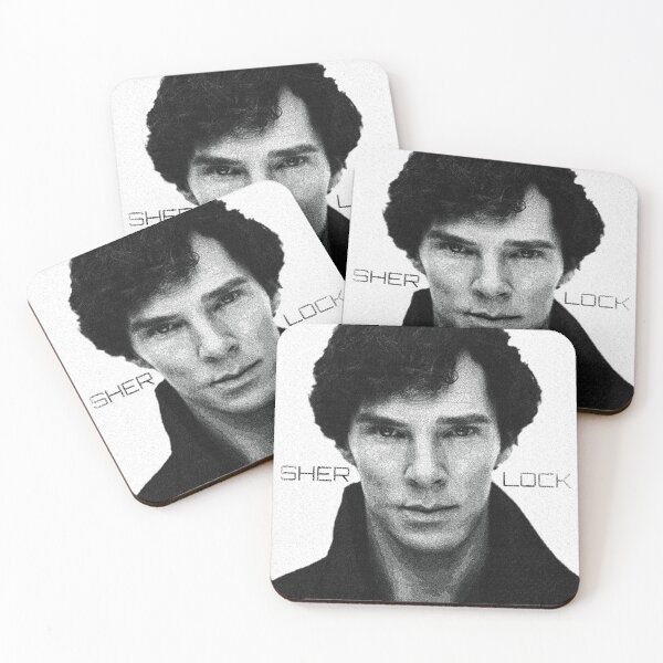 Item preview, Sherlock Holmes Benedict Cumberbatch Stipple Art designed and sold by imageren.