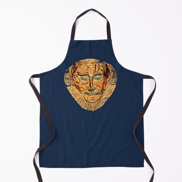 Item preview, Death mask of “Agamemnon” (3) (on navy blue) designed and sold by DotorEaon.
